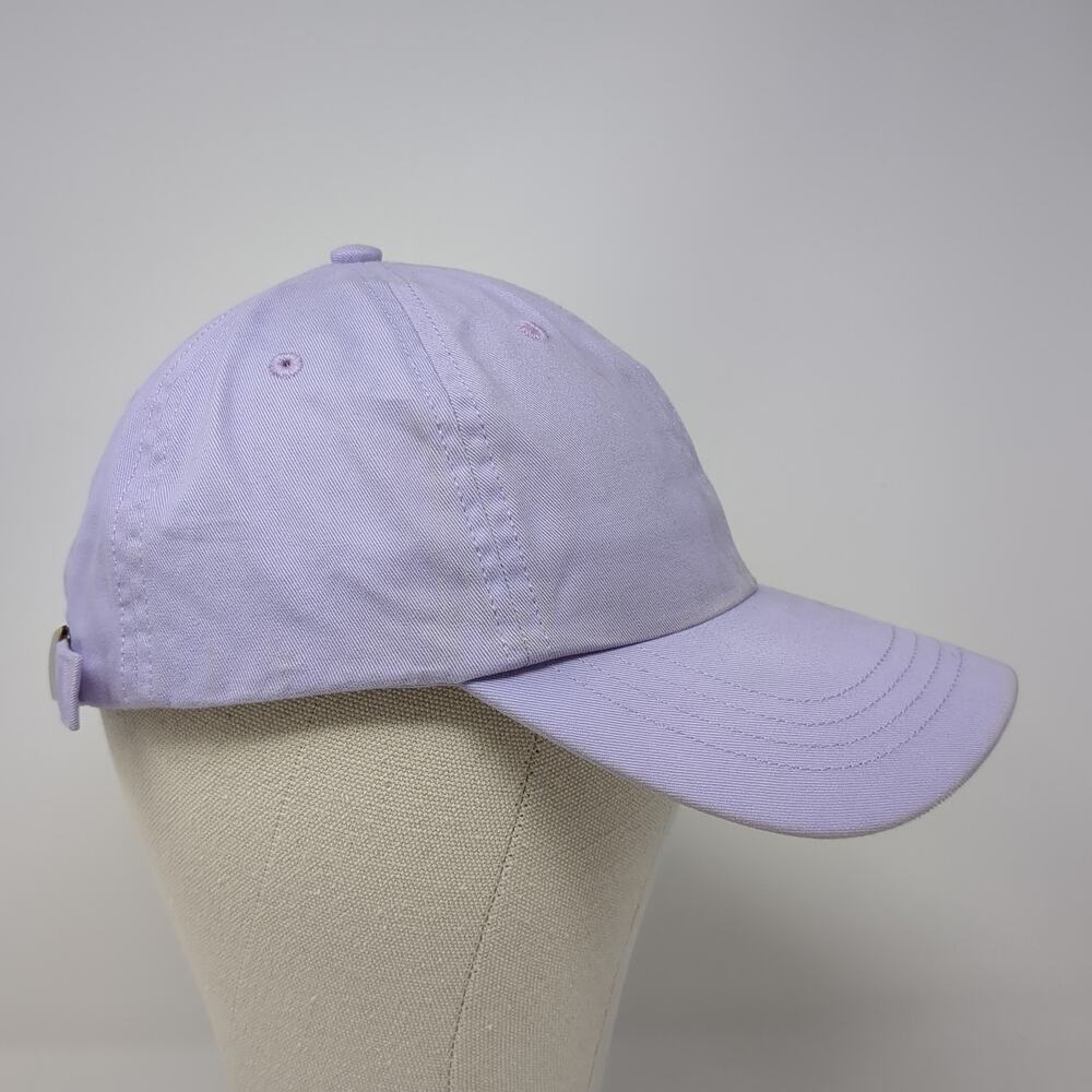 Unbranded Slideback Baseball Hat Solid Purple One… - image 5